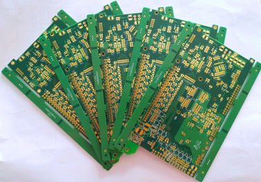 Καλή τιμή. 10 στρώματα πολυστρωματικού PCB χρυσού ENIG βύθιση πίνακας 1u» πράσινο λευκό soldmask σε απευθείας σύνδεση