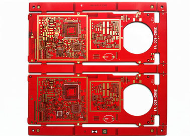 Καλή τιμή. HAL FR-4 υλικός κόκκινος Soldermask 2layer 2oz πίνακας PCB βύθισης χρυσός πολυστρωματικός σε απευθείας σύνδεση
