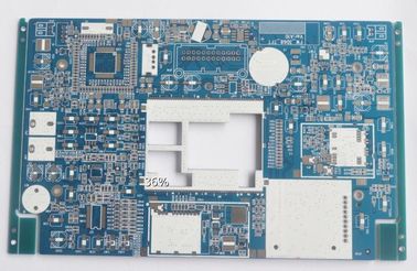 Καλή τιμή. πάχος HASL 1.6mm ΕΆΝ επιφάνειας μπλε πίνακας κυκλωμάτων Soldmask ηλεκτρονικός τυπωμένος σε απευθείας σύνδεση