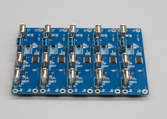 Καλή τιμή. FR4 6 στρώμα 1.6mm μπλε τυπωμένη Soldermask συνέλευση πινάκων κυκλωμάτων 1OZ σε απευθείας σύνδεση