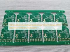 OEM Κινητό τηλέφωνο Μπλε Soldermask Λευκό Silkscreen FR4 Ηλεκτρονικό Τυπωμένο Κύκλωμα